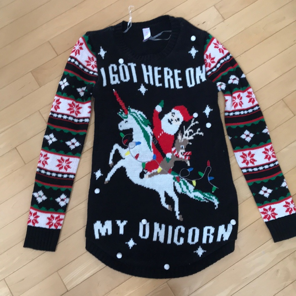Fun Ugly Christmas sweater by No Boundaries - Picture 1 of 5